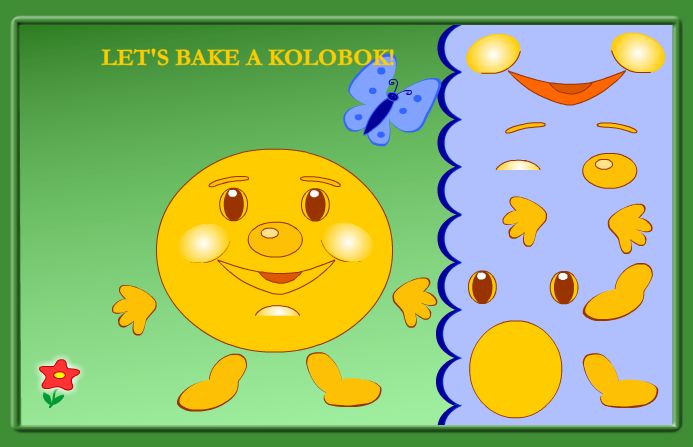 Let's bake a kolobok!